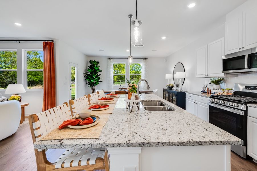 Furnished interior view inside a new home in Heritage River, Euharlee (Image 11).
