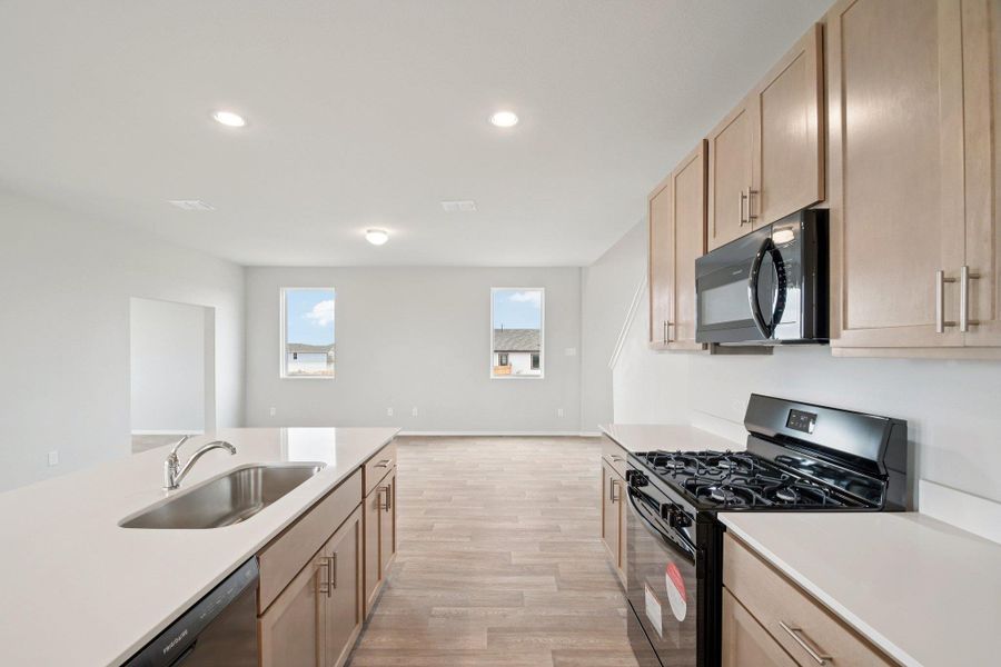 Furnished interior view inside a new home in Cloverleaf, Austin (Image 9).
