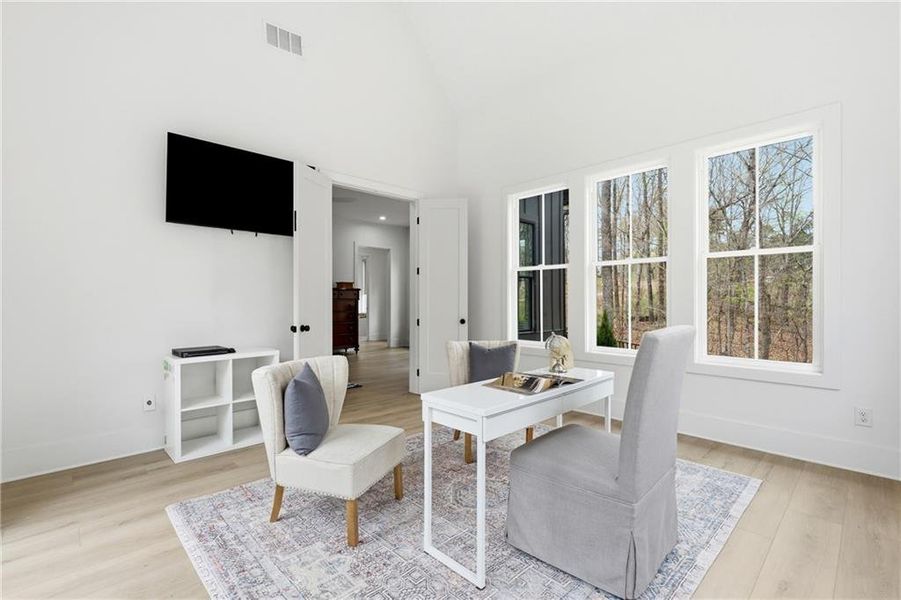 Furnished interior view inside a new home in , Dacula (Image 64).