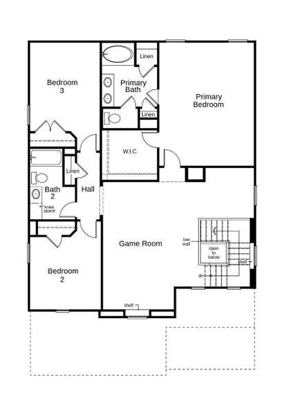 2D floor plan layout of this home in , Magnolia, TX (Image 6).