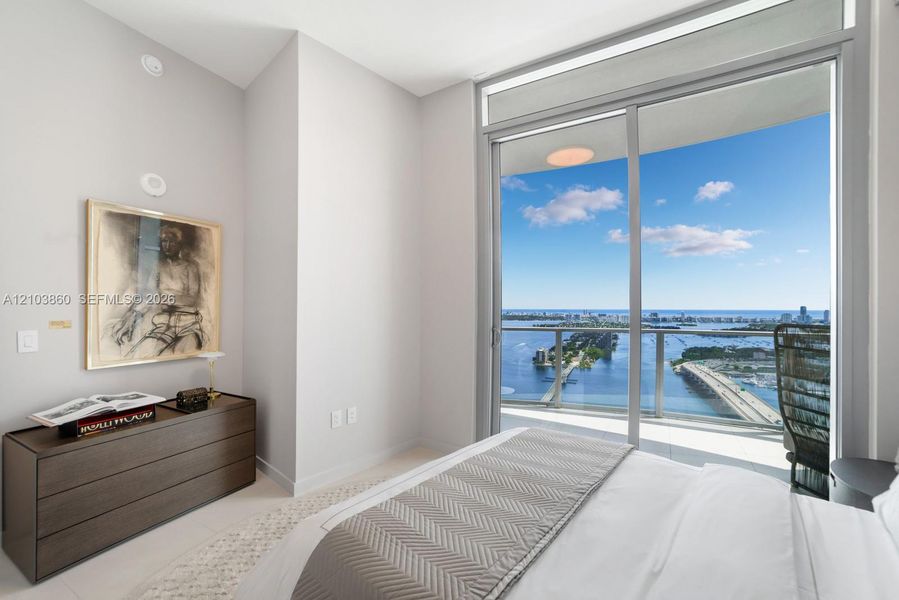 Furnished interior view inside a new home in , Miami (Image 6).