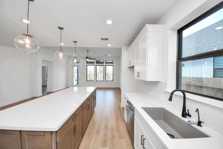 Furnished interior view inside a new home in , Katy (Image 8). Furnished interior view inside a new home in , Katy (Image 8).