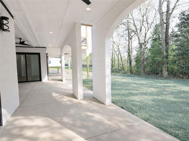 Exterior details and patio area of a home in , Mableton (Image 23).