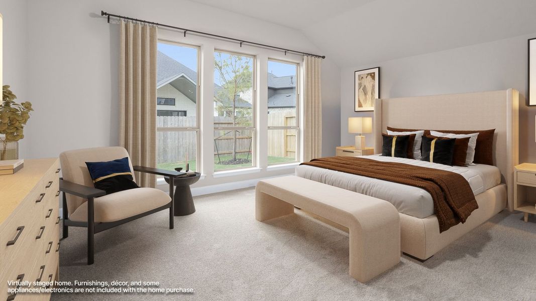 Furnished interior view inside a new home in Woodhavyn, Magnolia (Image 6).
