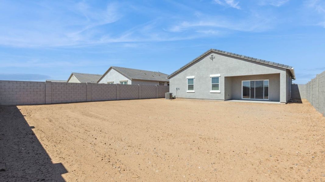 Exterior details and patio area of a home in Entrada Del Oro, Gold Canyon (Image 3).