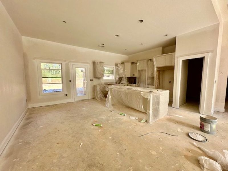 In-progress construction of a new home in Kimbell Acres, Pine Mountain, GA (Image 4).