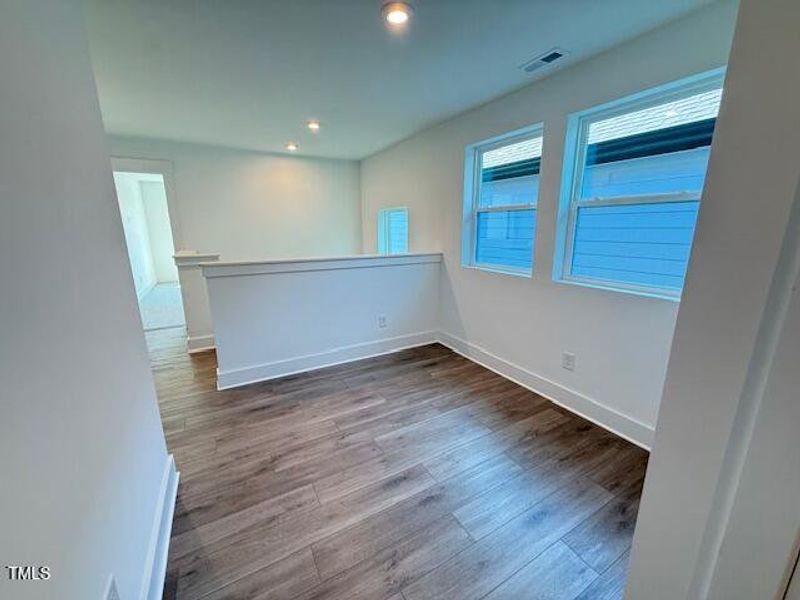 Loft Upstairs with Hardwoods