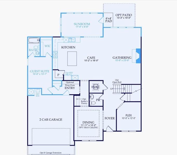2D floor plan layout of this home in Oakwood, Cumming, GA (Image 3). 2D floor plan layout of this home in Oakwood, Cumming, GA (Image 3).