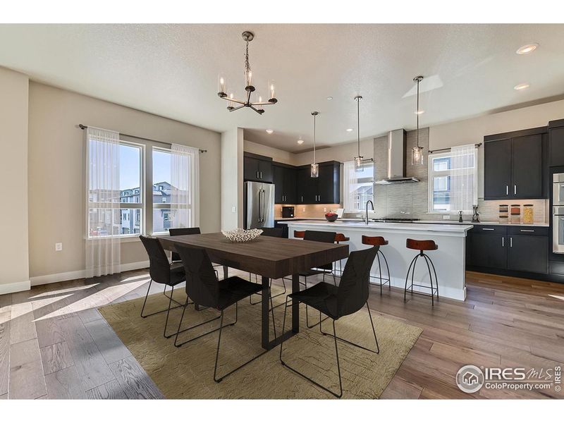 Furnished interior view inside a new home in Baseline, Broomfield (Image 7).