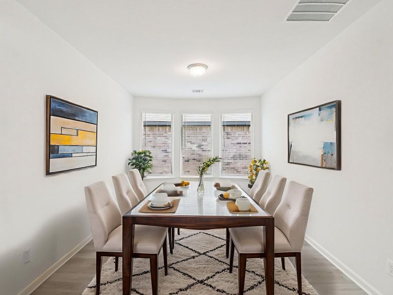 Furnished interior view inside a new home in Kallison Ranch, San Antonio (Image 6).