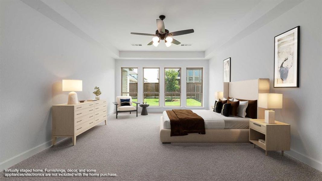 Furnished interior view inside a new home in North Sky 55', Celina (Image 11).