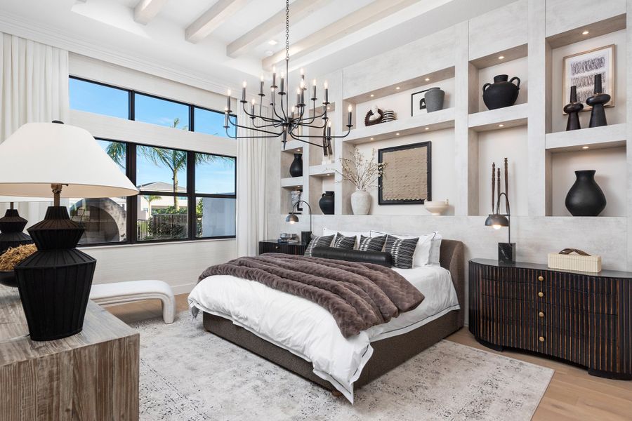 Representative furnished interior of a home built from the Capri by GL Homes in Lotus Edge, Boca Raton (Image 12).