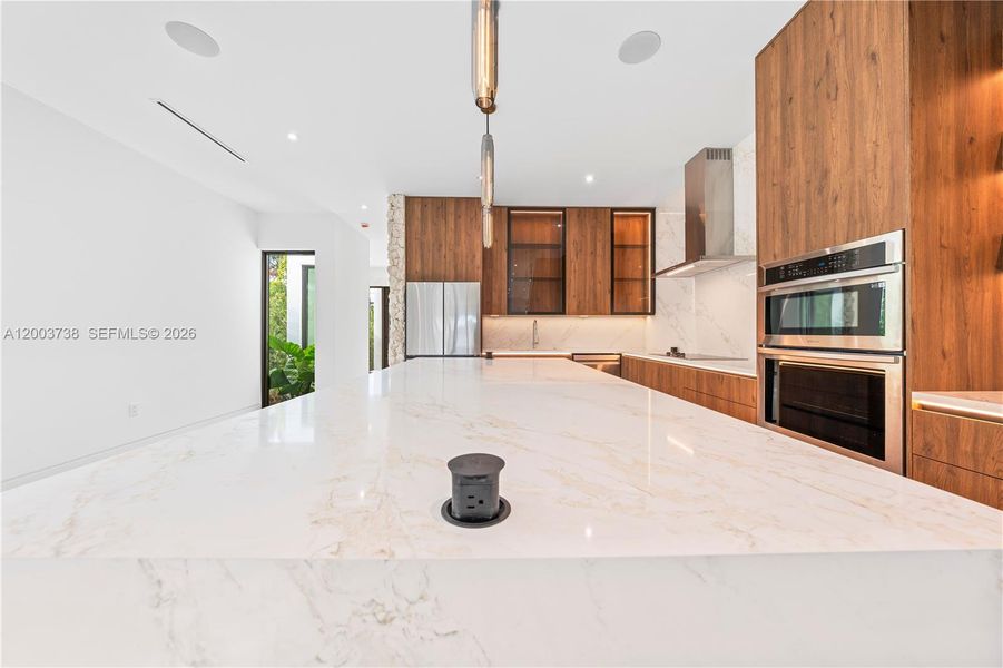 Furnished interior view inside a new home in , Miami (Image 12).