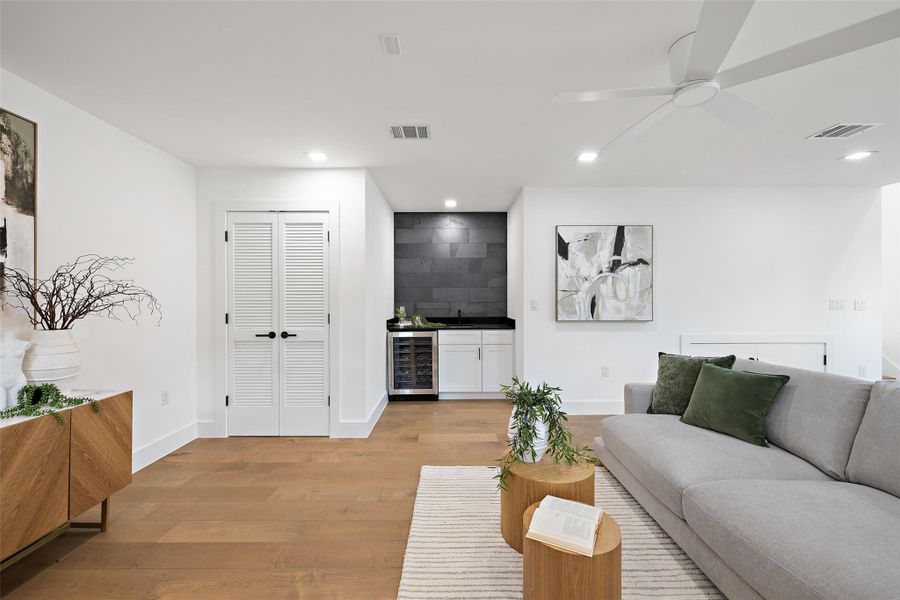 Furnished interior view inside a new home in , Austin (Image 11). Furnished interior view inside a new home in , Austin (Image 11).