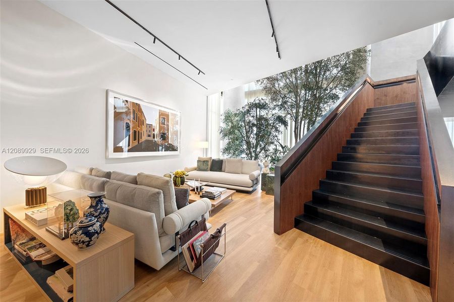 Furnished interior view inside a new home in , Miami (Image 6).