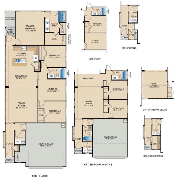 Palmetto Floor Plan - Town Park