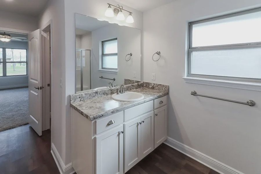 Furnished interior view inside a new home in Parkland Place, Pace (Image 8).