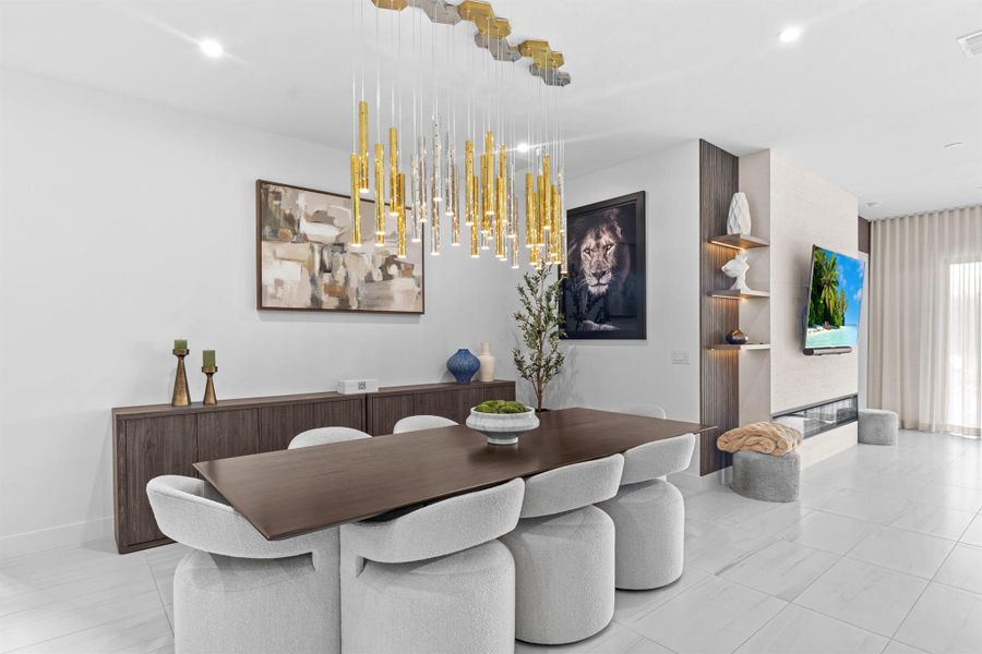 Furnished interior view inside a new home in Solana Bay at Avenir, Palm Beach Gardens (Image 16). Furnished interior view inside a new home in Solana Bay at Avenir, Palm Beach Gardens (Image 16).