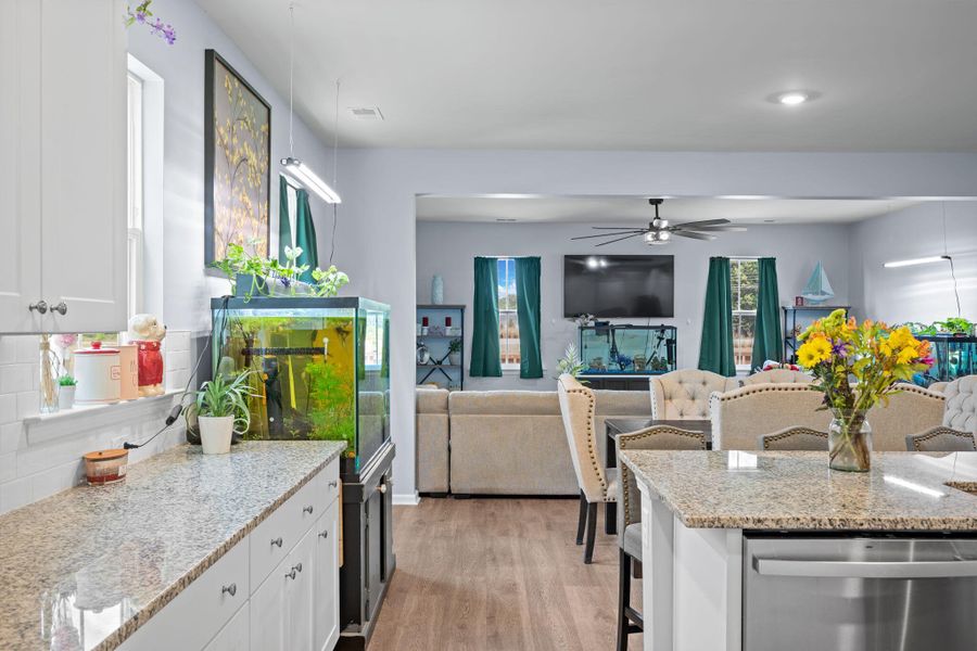 Furnished interior view inside a new home in Sweetgrass at Summers Corner, Summerville (Image 48). Furnished interior view inside a new home in Sweetgrass at Summers Corner, Summerville (Image 48).