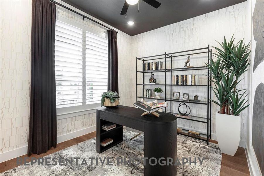 Furnished interior view inside a new home in Sandbrock Ranch, Aubrey (Image 10).