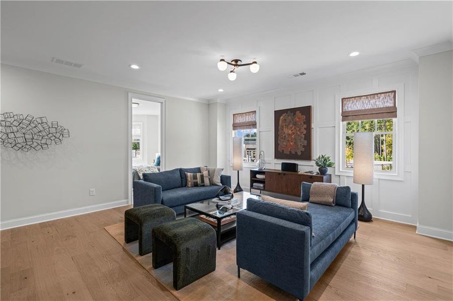 Furnished interior view inside a new home in Laurel View, Suwanee (Image 42).