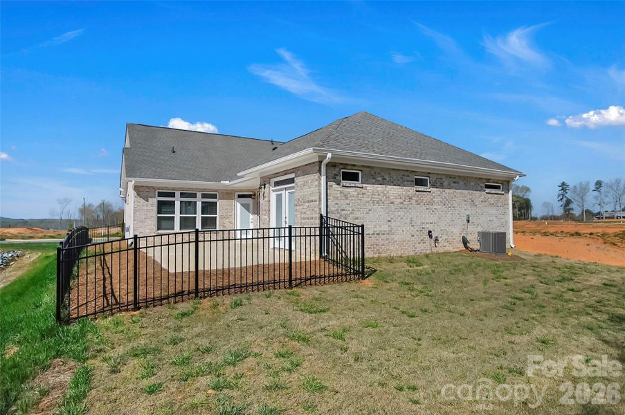 Exterior details and patio area of a home in , Gastonia (Image 4). Exterior details and patio area of a home in , Gastonia (Image 4).