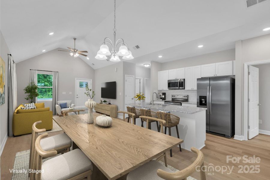 Furnished interior view inside a new home in , East Spencer (Image 7).