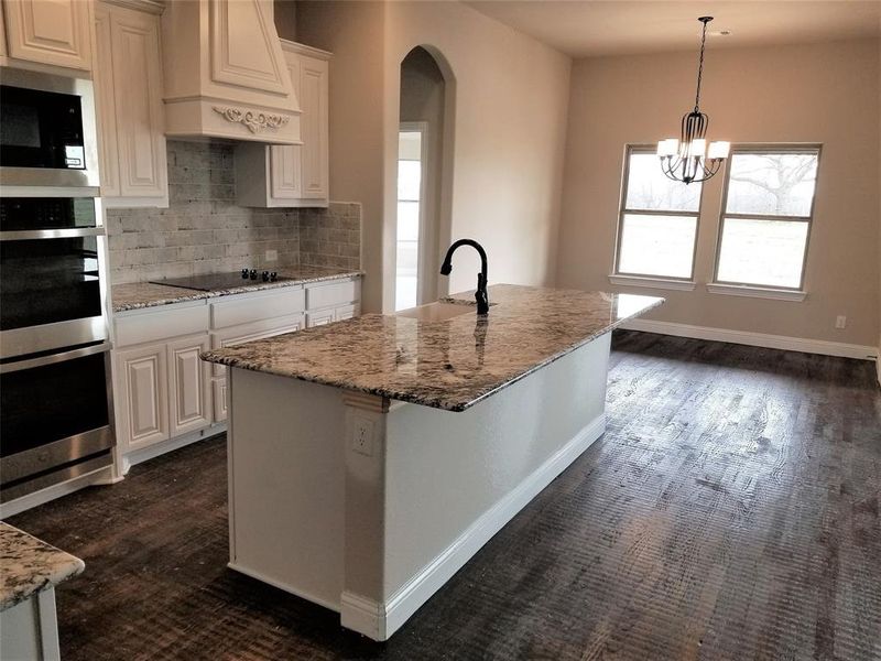 Furnished interior view inside a new home in Pecan Grove, Whitesboro (Image 3).