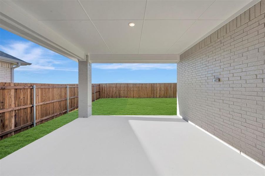 Exterior details and patio area of a home in Elevon, Lavon (Image 22). Exterior details and patio area of a home in Elevon, Lavon (Image 22).