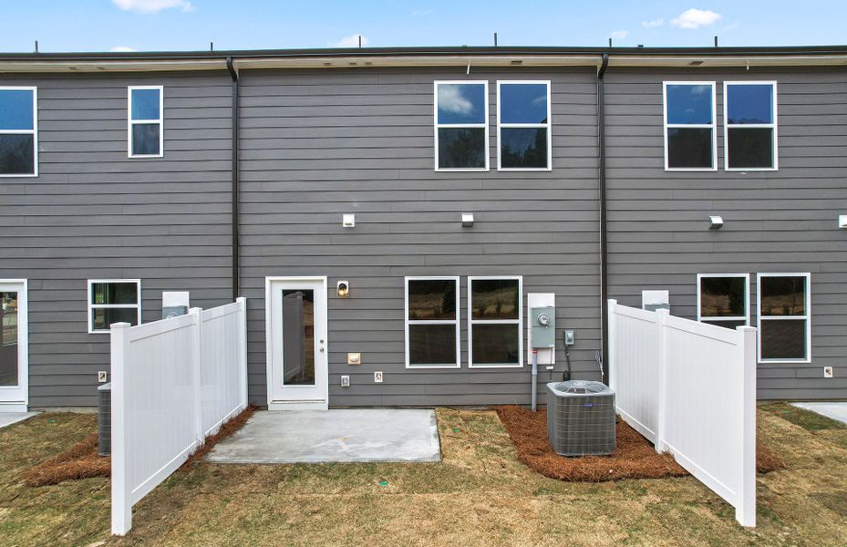 Exterior details and patio area of a home in Mallard Park, Charlotte (Image 3). Exterior details and patio area of a home in Mallard Park, Charlotte (Image 3).