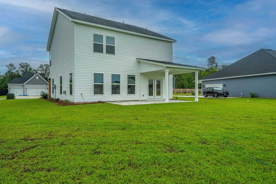 Representative exterior details of a home built from the Adams by Center Park Homes in Central Estates, Summerville (Image 3).