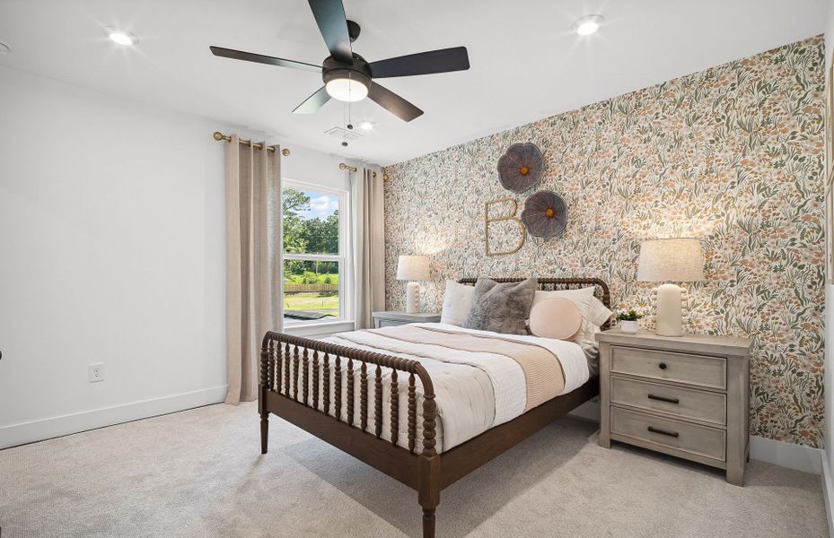 Representative furnished interior of a home built from the Wingate by Pulte Homes in Creekside at Skelton, Hoschton (Image 27).
