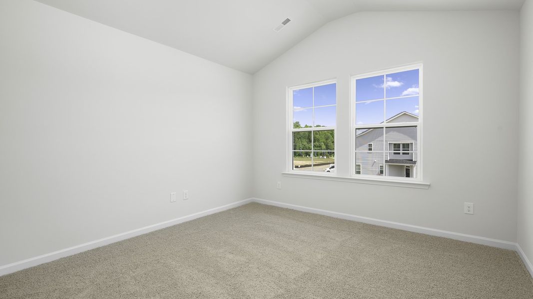 Spacious, unfurnished interior of a new home in The Gables at Edinborough Townes, Gibsonville (Image 11). Spacious, unfurnished interior of a new home in The Gables at Edinborough Townes, Gibsonville (Image 11).