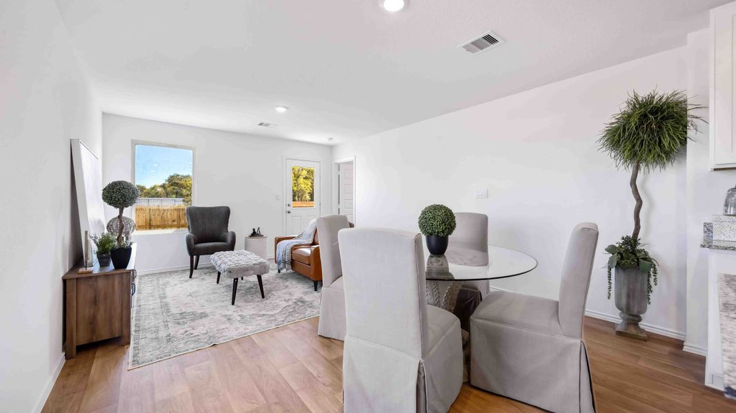 Furnished interior view inside a new home in Garver Heights, Houston (Image 3).