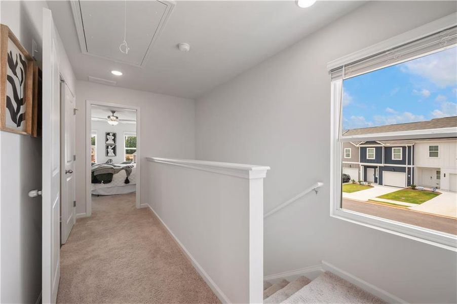 Spacious, unfurnished interior of a new home in Walden Park – The Collection, Jonesboro (Image 21).