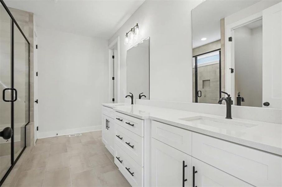 Furnished interior view inside a new home in , Cartersville (Image 11).