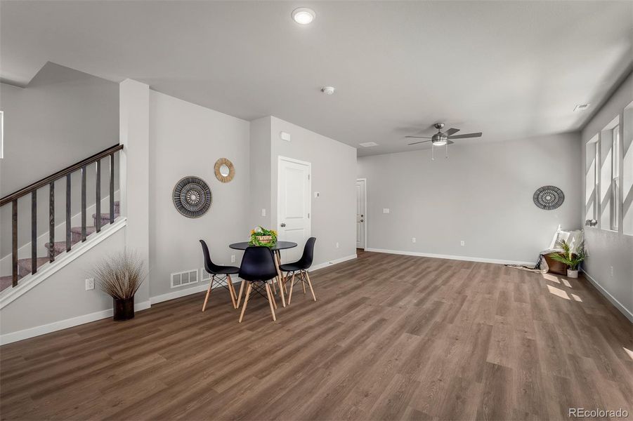 Spacious, unfurnished interior of a new home in Revel Crossing at Wolf Ranch – The Ascent Collection, Colorado Springs (Image 21).
