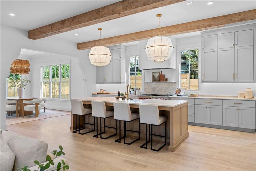 Furnished interior view inside a new home in , Atlanta (Image 14).