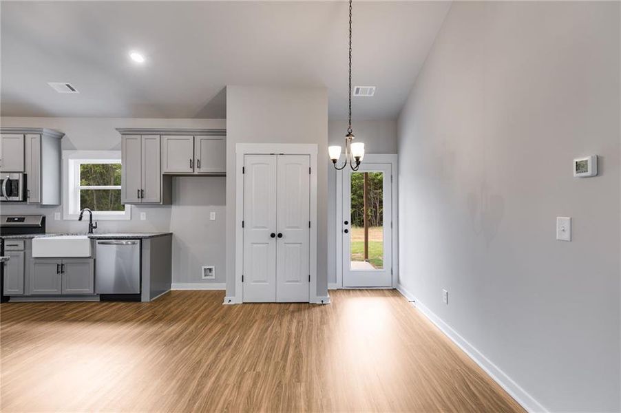 Furnished interior view inside a new home in , Buchanan (Image 11).