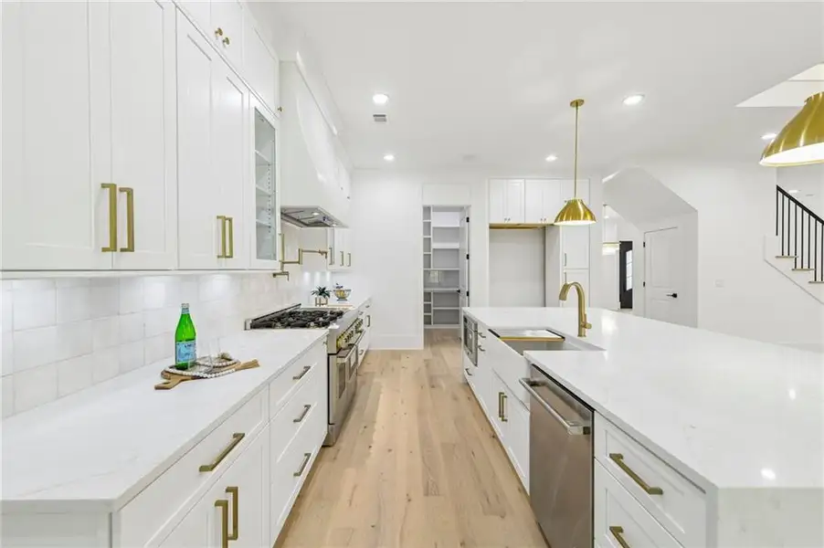 Furnished interior view inside a new home in , Hoschton (Image 16).