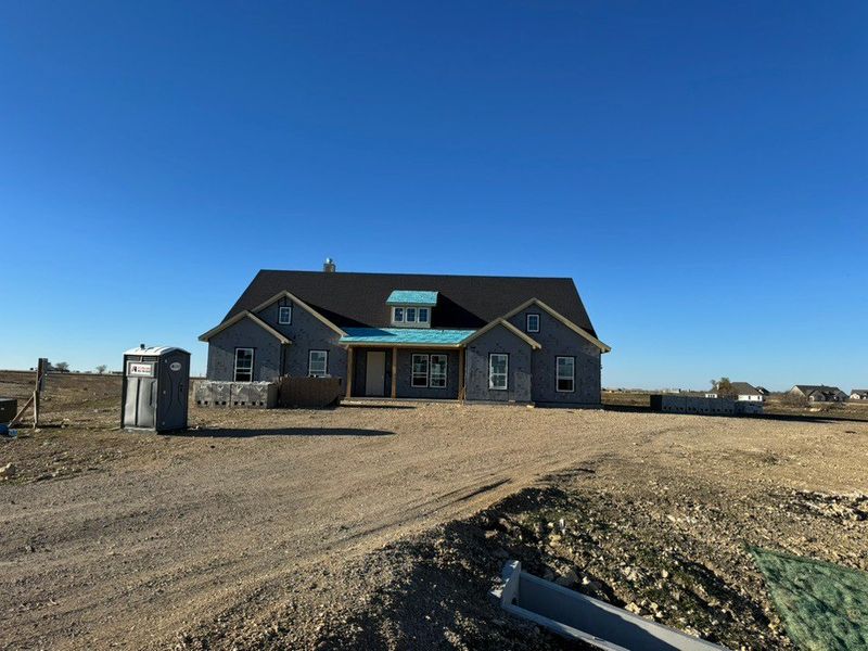 In-progress construction of a new home in Rocky Top, Krum, TX (Image 5).