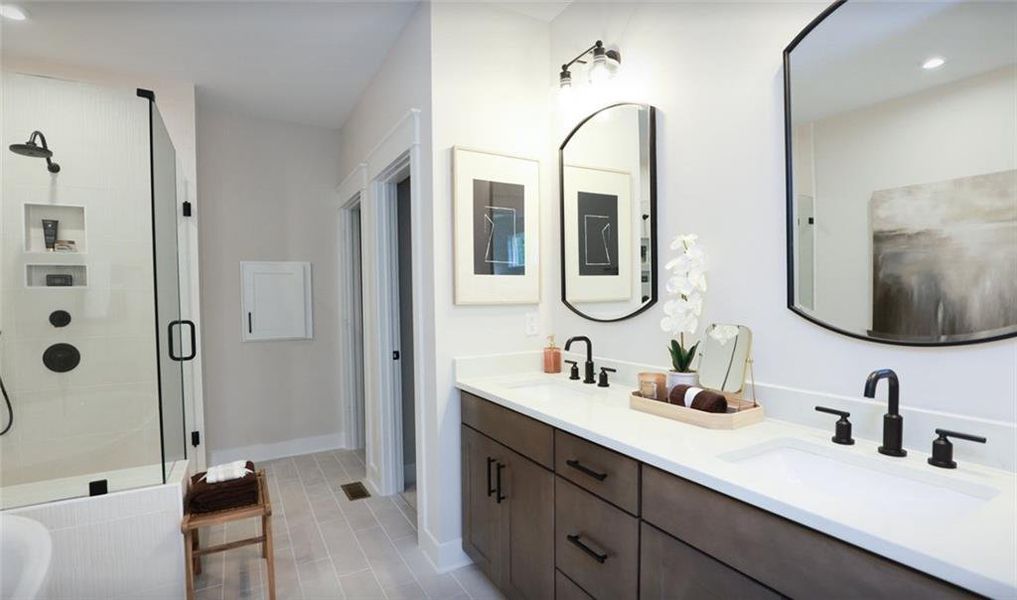 Furnished interior view inside a new home in , Pendergrass (Image 10).