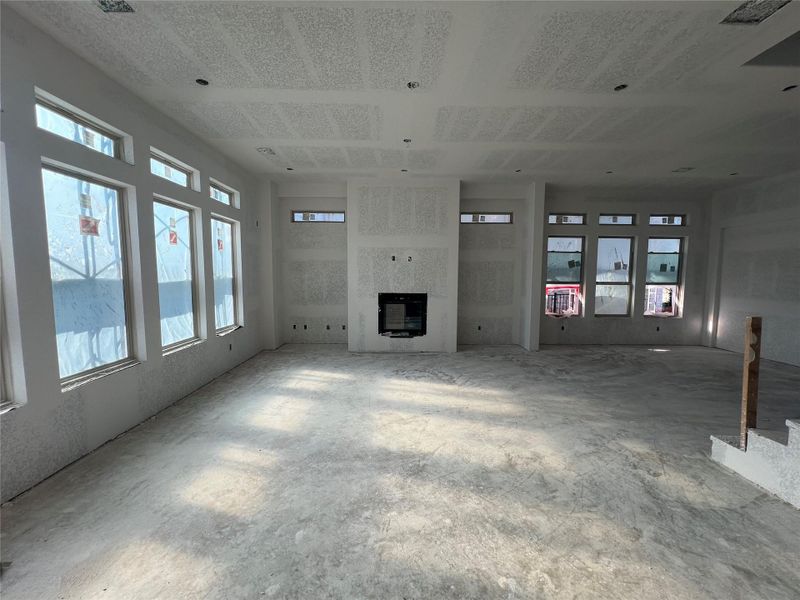 Great room - still under construction! Great room - still under construction!