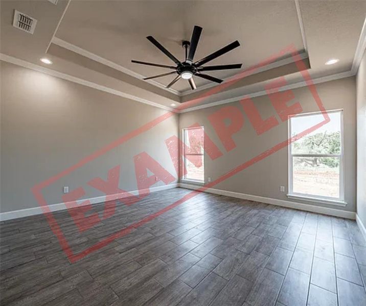 EXAMPLE - colors and finishings maybe different