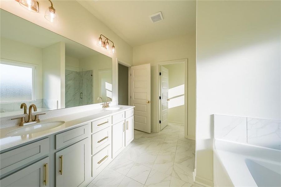 Furnished interior view inside a new home in , Dawsonville (Image 5).