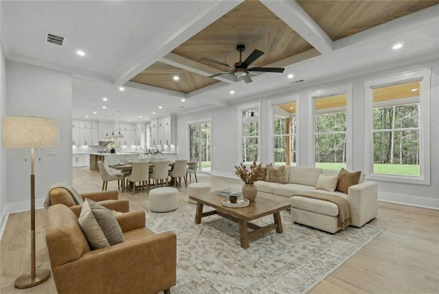 Furnished interior view inside a new home in , Winder (Image 5).