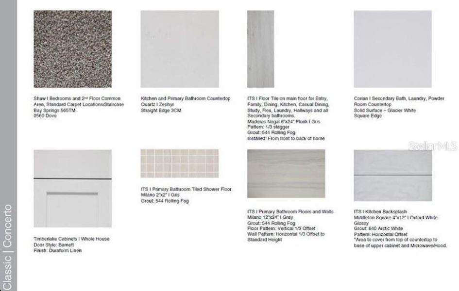 Design Selections ~ Home is under construction, selections are subject to change Design Selections ~ Home is under construction, selections are subject to change