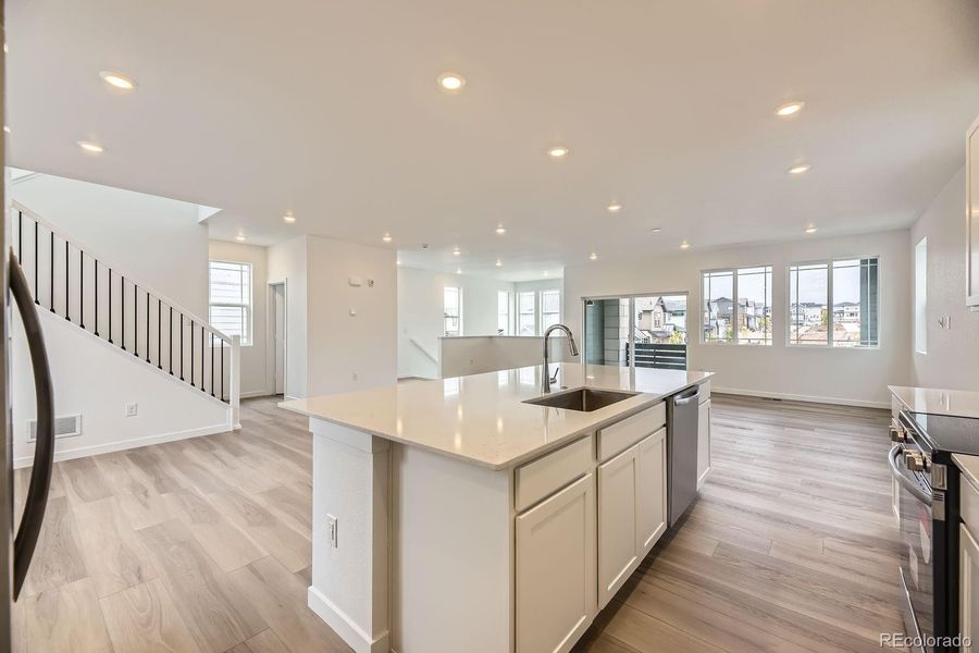 Furnished interior view inside a new home in Sterling Ranch: The Skyline Collection, Littleton (Image 6).