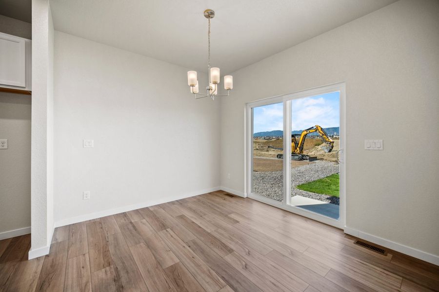 Spacious, unfurnished interior of a new home in The Glen-12, Colorado Springs (Image 31).