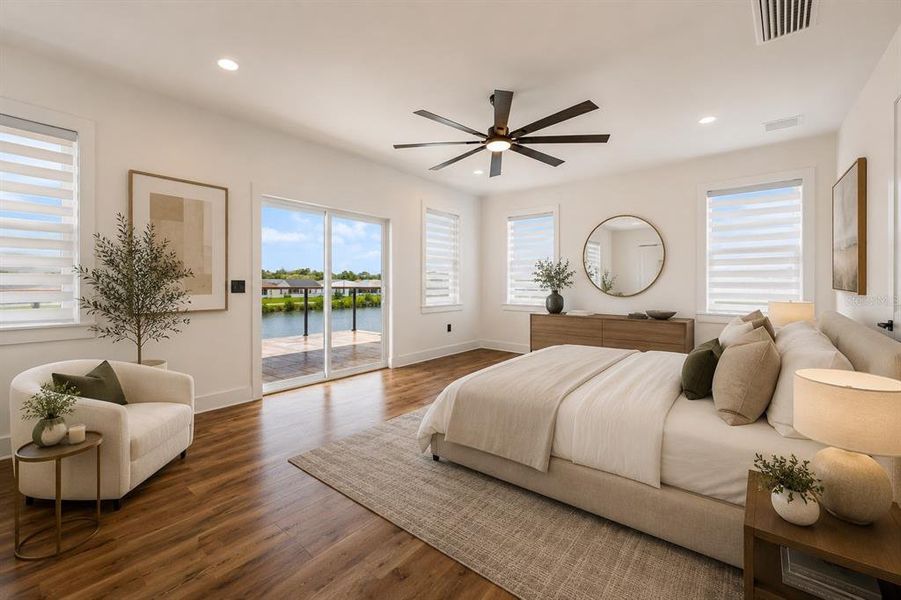 Furnished interior view inside a new home in , Safety Harbor (Image 62). Furnished interior view inside a new home in , Safety Harbor (Image 62).
